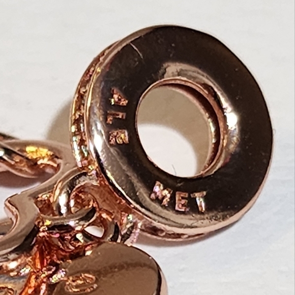 Authentic Pandora Love You Infinity Heart Dangle Charm - Picture 4 of 4